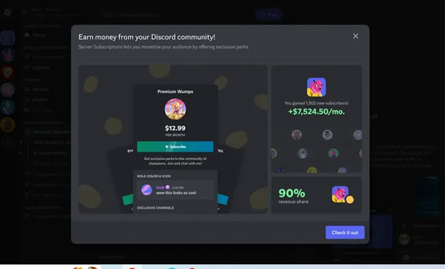 Now you can monetize from Discord. 2