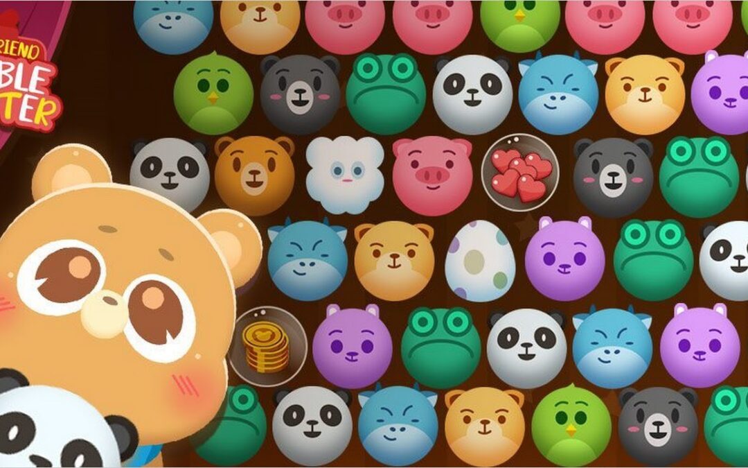 Bear Friends Bubble Shooter game:Make Real Money