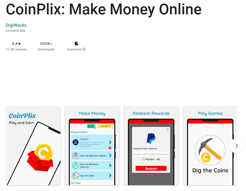 Coinplix: Online Money App- a legitimate platform